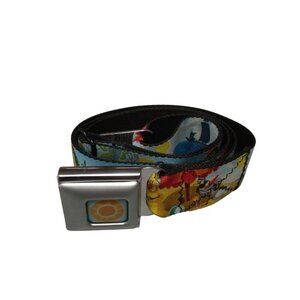 Buckle Down Disney Frozen Olaf Seatbelt Belt Adjustable Colorful  24-38 Inch